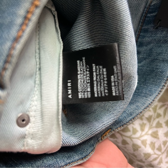 Amiri rosebowl patch jeans - Picture 8 of 8